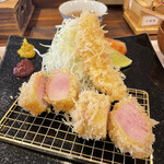 とんかつ 蒼樹 - ランチヒレ+ささみカツ