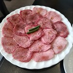 阪本焼肉店 - 特上大盛セット　上塩タン