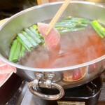 Sukiyaki shabu shabu kaiseki ryouri azuki - 