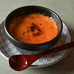 Yuzu-scented creme brûlée