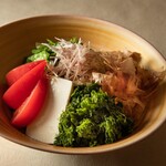 青海苔豆腐沙拉