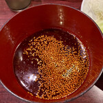 Gomenya - 広島風つけ麺（大盛,10辛）¥940