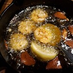 海鮮 イタリアンバル ルチアーノ - ぷりぷりの海老さんです〰️‼️