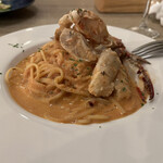 EUNP リストランテ - 渡り蟹のトマトクリームパスタ
