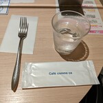 カフェ コムサ 上野松坂屋店 - セッティング