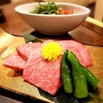 Kuroge Wagyuuto Tanto Harami Yakiniku Gorichan - このサシの入り方で旨くないわけないし！(≧∇≦)b