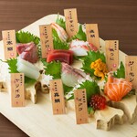 Assorted sashimi