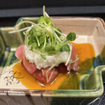 四季彩ダイニング　春 - 本鮪の黄身醤油