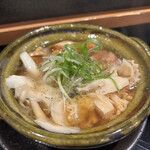 四季彩ダイニング　春 - 最上鴨と五種のキノコのグツグツ