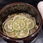 四季彩ダイニング　春 - 酢橘の十割蕎麦