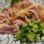 太平山酒蔵 - 鶏タタキ
