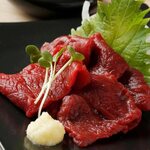 Assortment of 3 types of horse sashimi delivered directly from Aizu