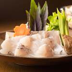Shabushabu Ichidai - とらふぐは「刺身」「鍋」「皮焼き」「白子」全て提供いたします。