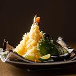 Shabushabu Ichidai - 海老・季節の魚介・野菜3種でご提供いたします。
