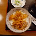 松美家 - ピリ辛みそ味豚カルビ丼