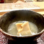 青空 - 黒鮑　とろとろ餡に包まれています♫