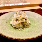 青空 - 鱧の湯引きに鱧のジュレを　旨いですよ