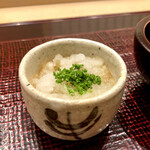 青空 - 剣先烏賊をおろしポン酢で　夏らしい一皿