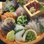 すばらしきかな人生 - 料理写真:新鮮なお刺身の盛り合わせ