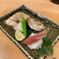 魚の中俣 銀座 - のど黒の塩焼き