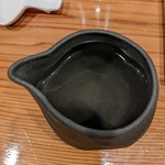 らーめん かねかつ - 昆布出汁の割りスープ