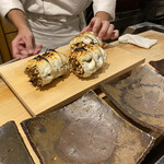 おかもと - 松茸のハモ巻き