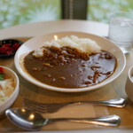 キッチンほっとほっと　 - カレーライス（¥550税込み）サラダ、スープ付きます&福神漬け