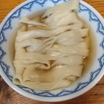 蘭州拉麺 一天一面 - 替え玉は二番目に太い麺をお願いしました