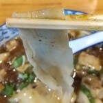 蘭州拉麺 一天一面 - 超太麺はもはやビャンビャン麺！モチモチで美味だが食べにくい(笑)