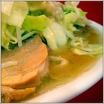 ラーメン二郎  - 大カラメのスープ（2013.04）