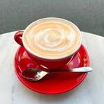 goute vintage used&coffee - ホットカフェラテ