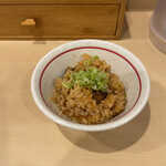 Menya Eguchi - チャーシューの炊き込みご飯小100円