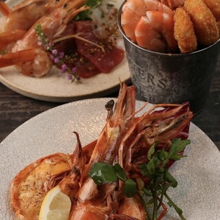 こだわりの海老料理の数々！