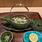 Asakusa Nagami - 鱧と松茸の土瓶蒸し