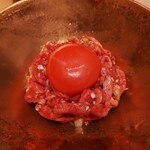 焼肉 にくの音 - ユッケ