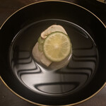 Sousaku Saryou Nishimura - 白石蓮根の真薯と松茸の椀物