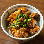 Charcoal Yakitori (grilled chicken skewers) bowl