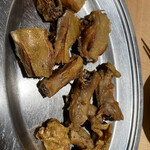 ひな鳥素揚げ 目黒 月鳥 三田店 - せすじ素揚げ