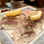 竹うち - 前回訪問時　この時は鯵の棒鮨