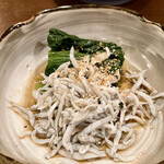 竹うち - ほうれん草のおばんざい♪