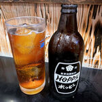 ほろよい - ホッピーは裏メニューなので、ある程度の常連にならないと注文できません。