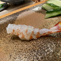 天寿し 京町店 - 車海老   反ってますね