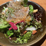 炭焼 おかげさん - 自家製ドレッシングサラダ
