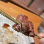 炭焼 おかげさん - 砂肝〜ザクザクした食感とバターと塩