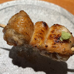 炭焼 おかげさん - 佐賀県産のみつせ鶏(赤鶏)のボンジリ