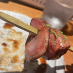 炭焼 おかげさん - レバー〜うまい以外に言葉無い。山椒も絶妙