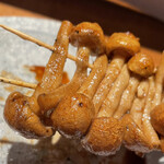 炭焼 おかげさん - なめこ〜おおなめこ。炭の香ばしさがありながらしっとり。塩加減が良い