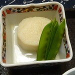Ofukuwake - 小鉢の里芋とさやいんげんの煮物
