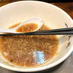 らーめん潤 - 食べ終えた丼