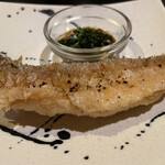 小料理 椿 - 甘鯛の松笠揚げ